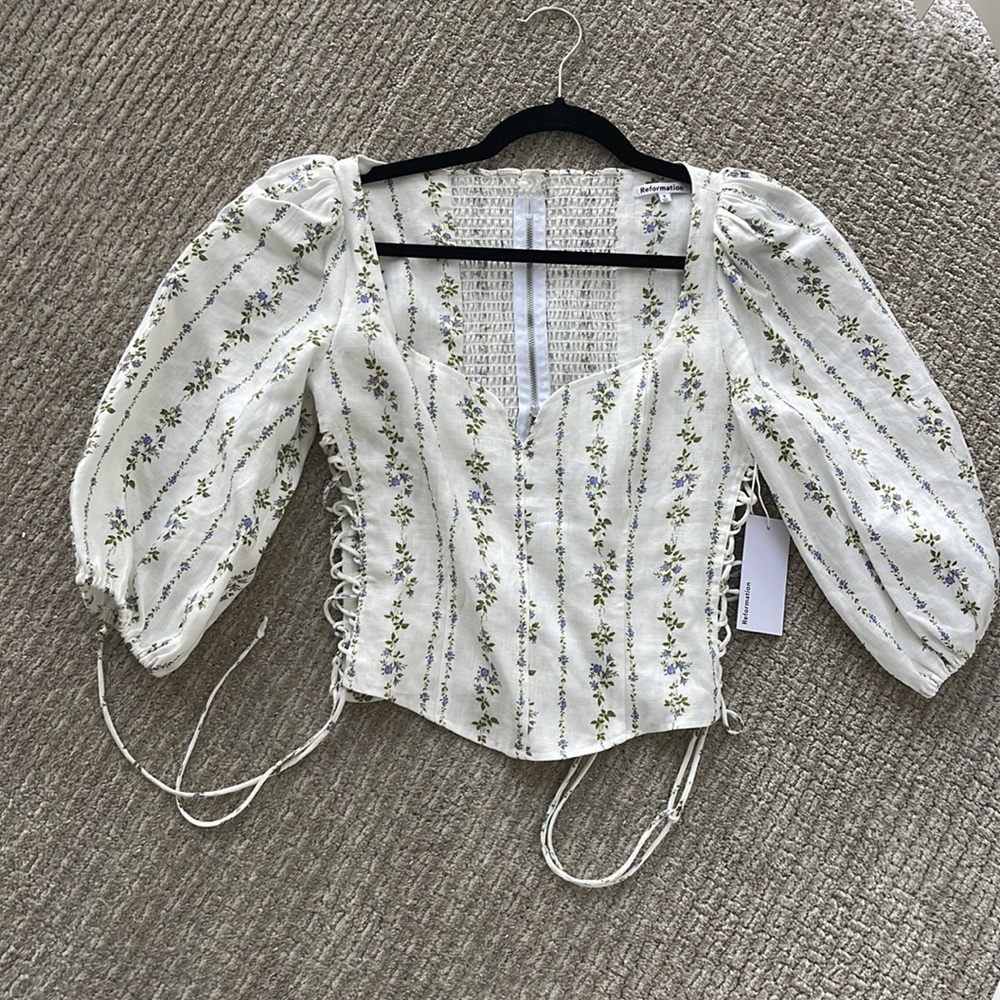 Linen top - Picture 2 of 4